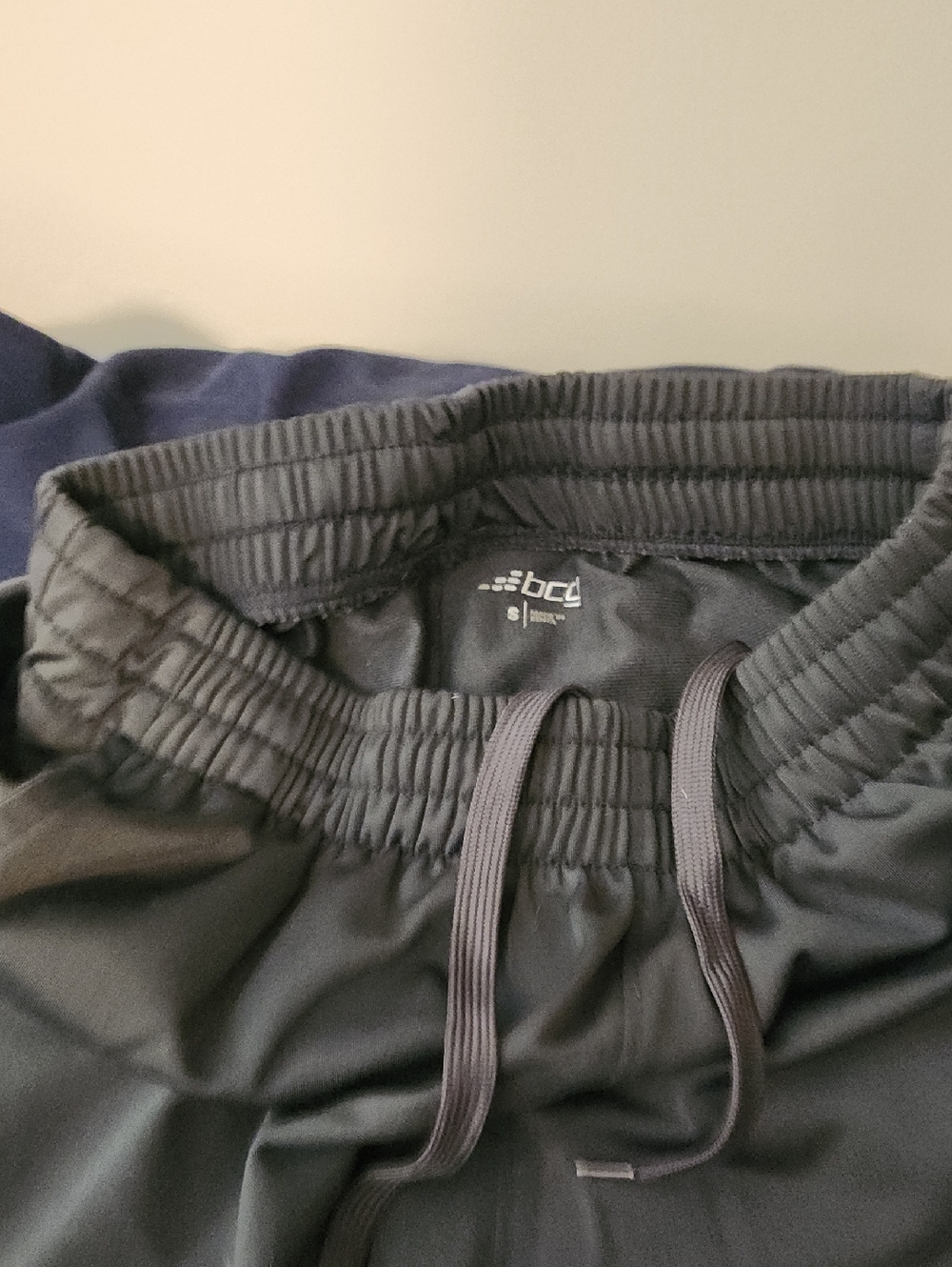bcg Athletic Dark Gray With Black Stripe Drawstring Workout Pants